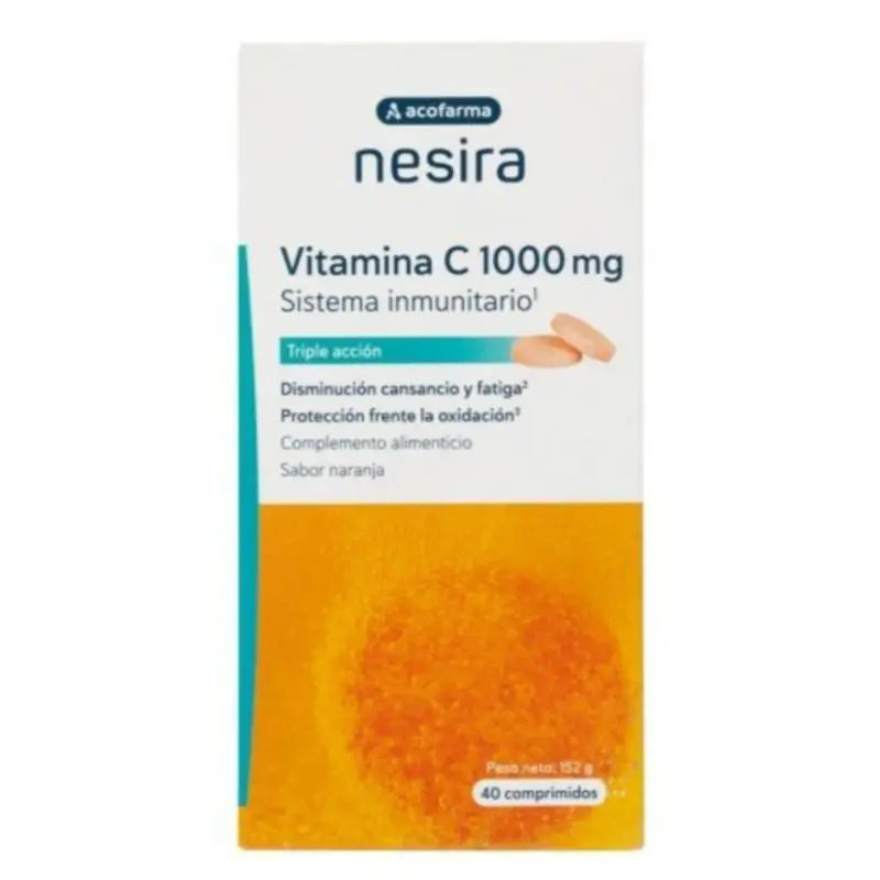 Nesira Vitamina C 1000 Mg, 40 cápsulas