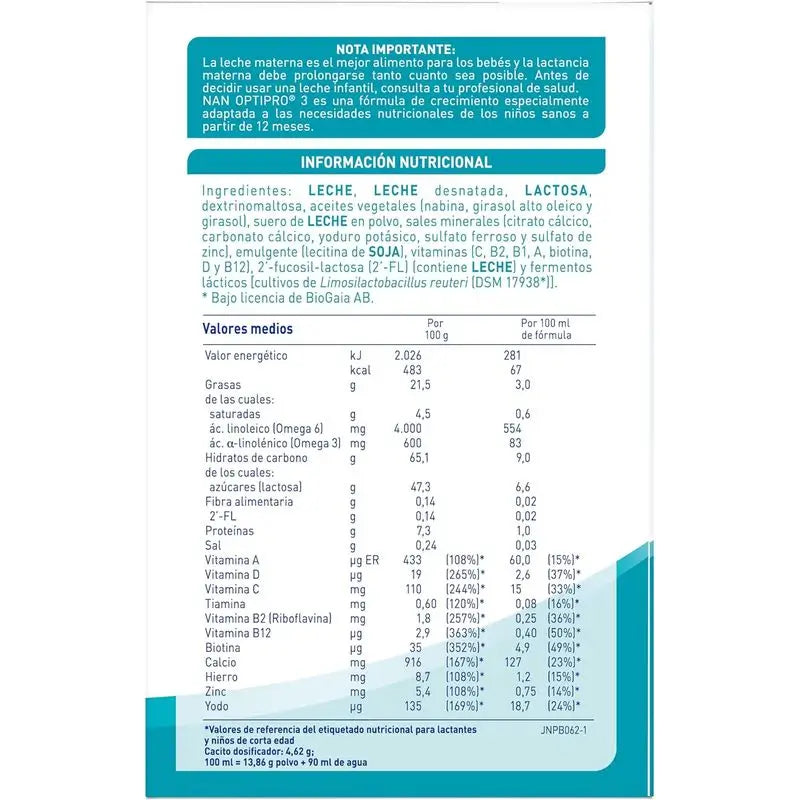 Nestlé Nan Optipro 3 Growing-Up Milk, 1200g