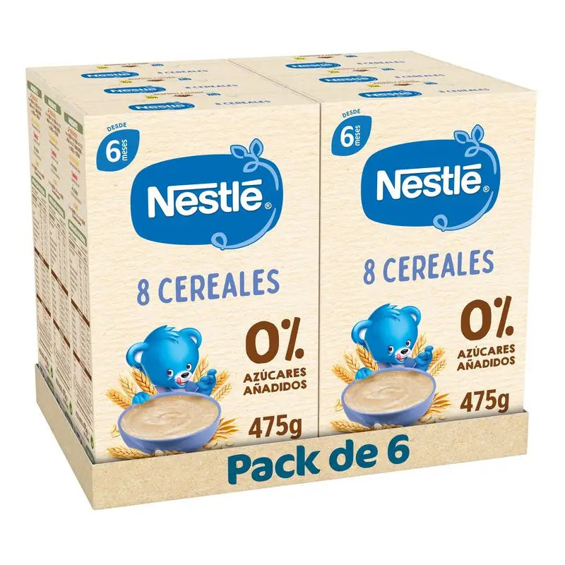 Nestlé 6-pack of porridge 8 Cereals , 475g