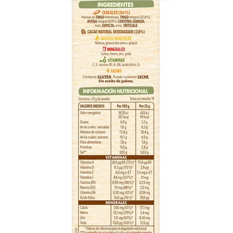 Nestlé Baby Food 8 Cereals with Cocoa, 475g