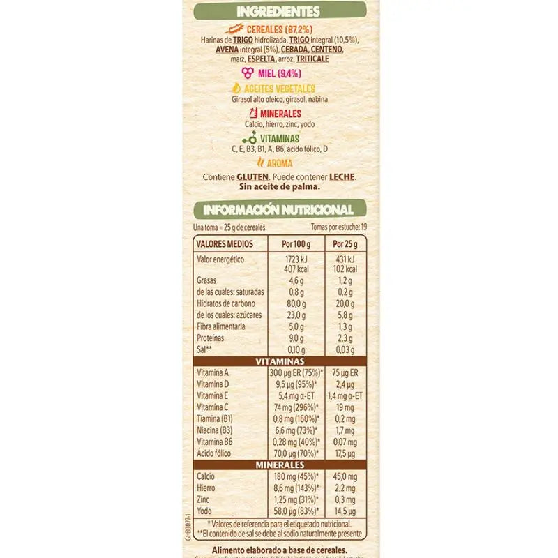 Nestlé Baby Food 8 Cereals With Honey , 475g