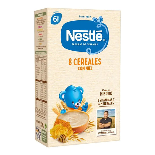 Nestlé Baby Food 8 Cereals With Honey , 475g