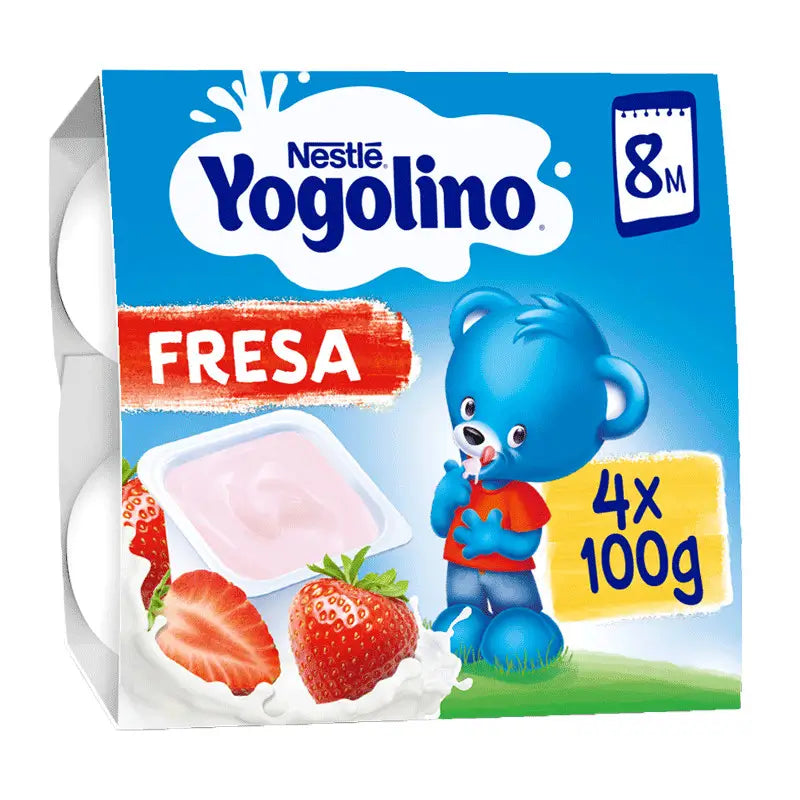 Nestlé Yogolino Fresa, 4X100 gr