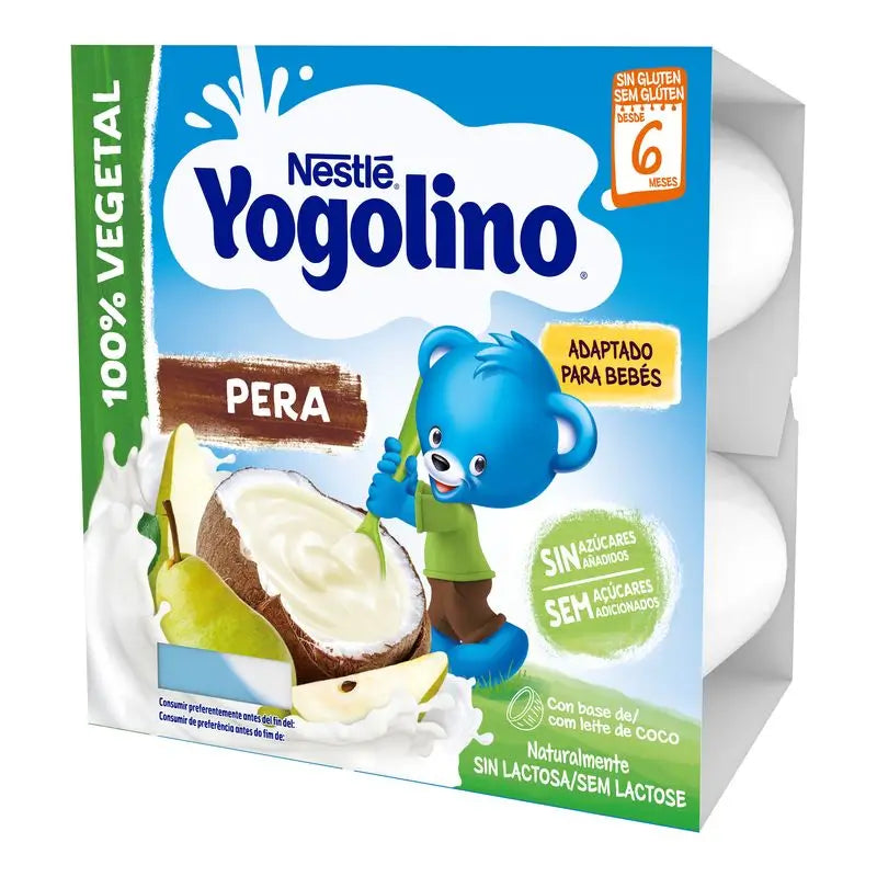 Yogolino Coconut Pear , 4x90g