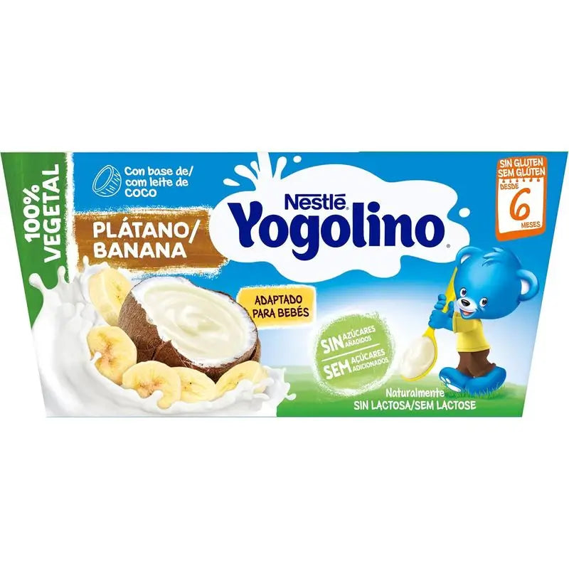 Yogolino Coconut Banana , 4x90g