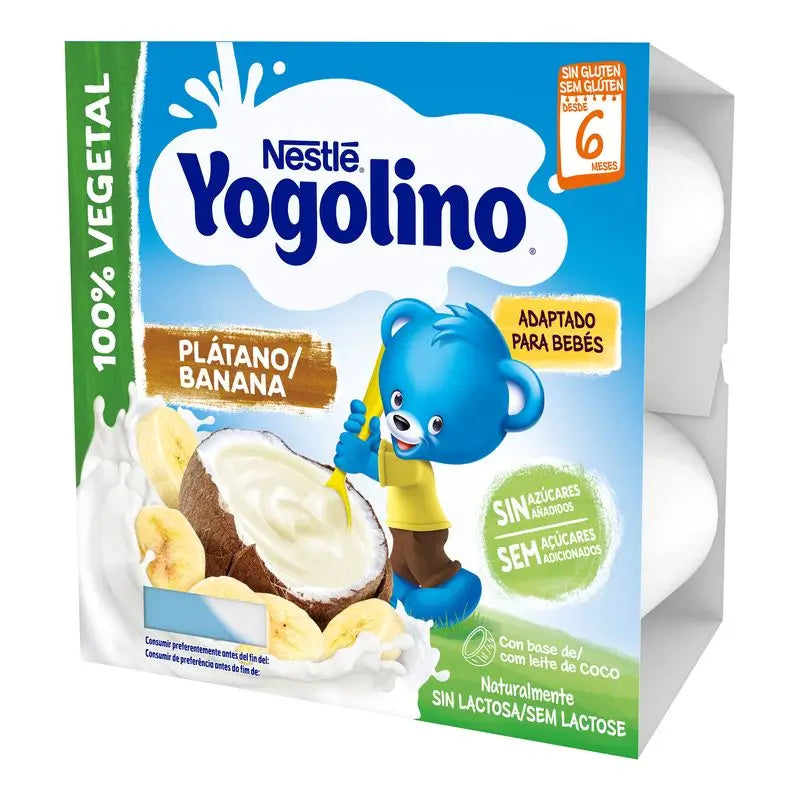 Yogolino Coconut Banana , 4x90g