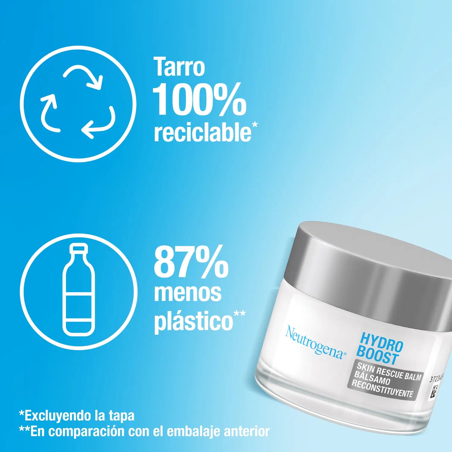 Neutrogena Hydro Boost Replenishing Balm with Hyaluronic Acid, Moisturising Face Moisturiser for Dry Skin, 50 ml