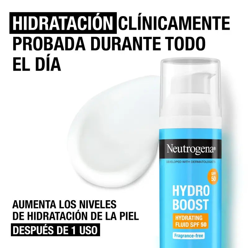 Neutrogena Hydro Boost Moisturising Fluid Spf 50, 50 Ml