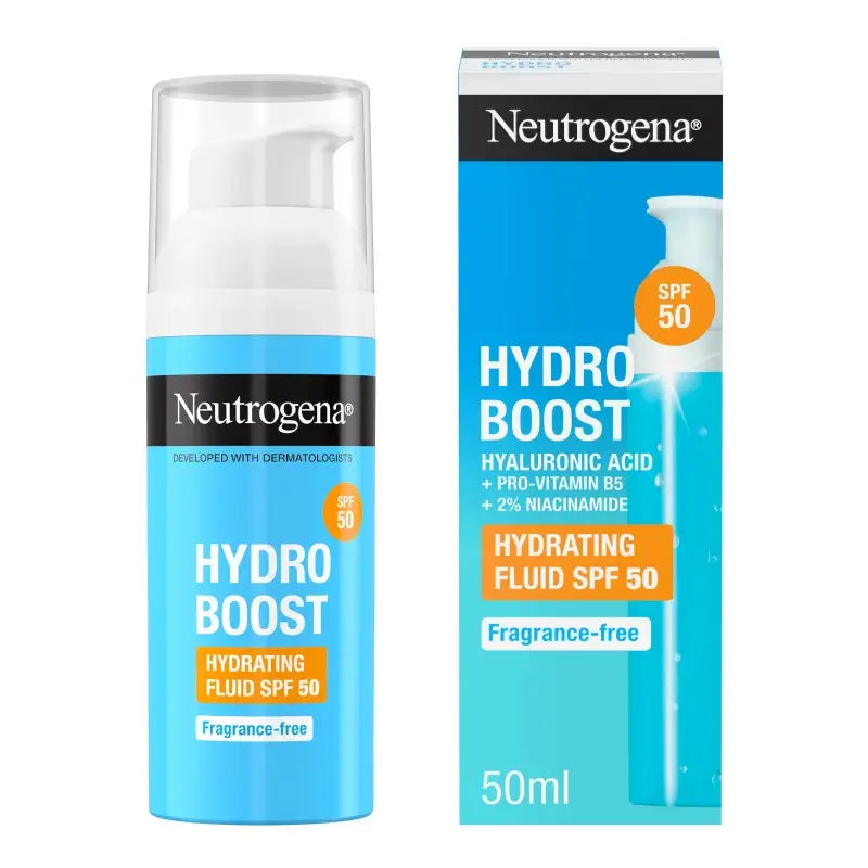 Neutrogena Hydro Boost Moisturising Fluid Spf 50, 50 Ml