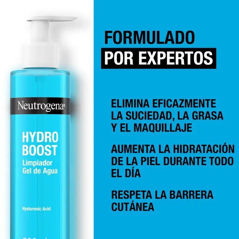 Neutrogena Hydro Boost Water Gel Cleanser, removes impurities and make-up, 200 ml