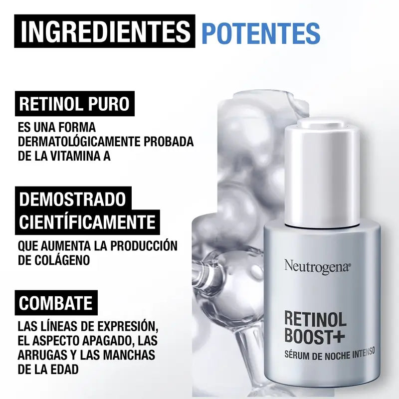 Neutrogena Retinol Boost+ Intense Night Serum, 30 Ml