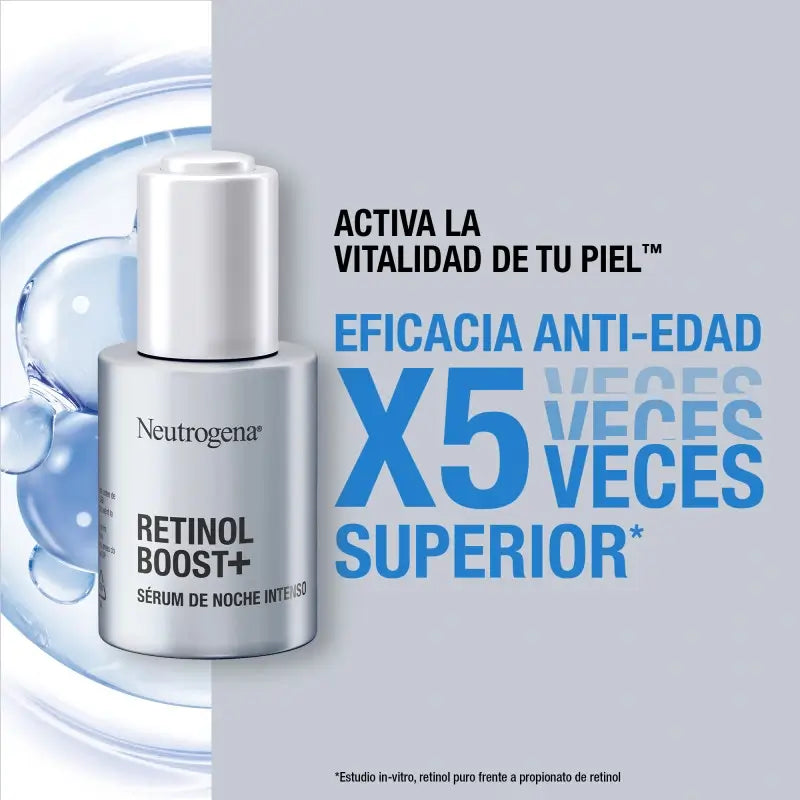 Neutrogena Retinol Boost+ Intense Night Serum, 30 Ml