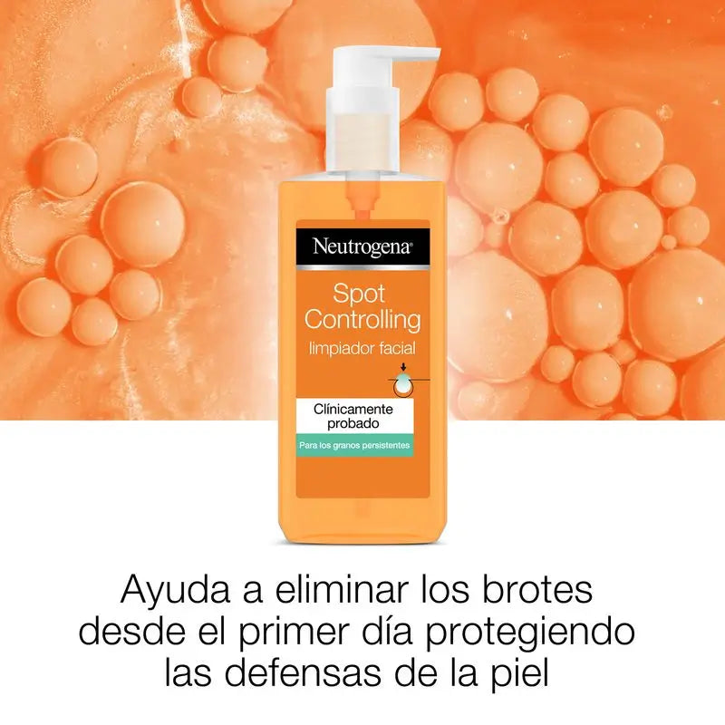 Neutrogena, Spot Controlling Facial Cleanser, Persistent Pimples, 200ml