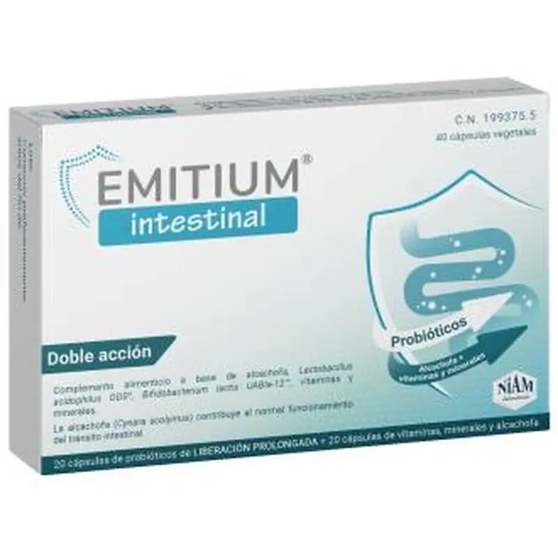 Niam Emitium Intestinal 20+20Cap.Veg. 