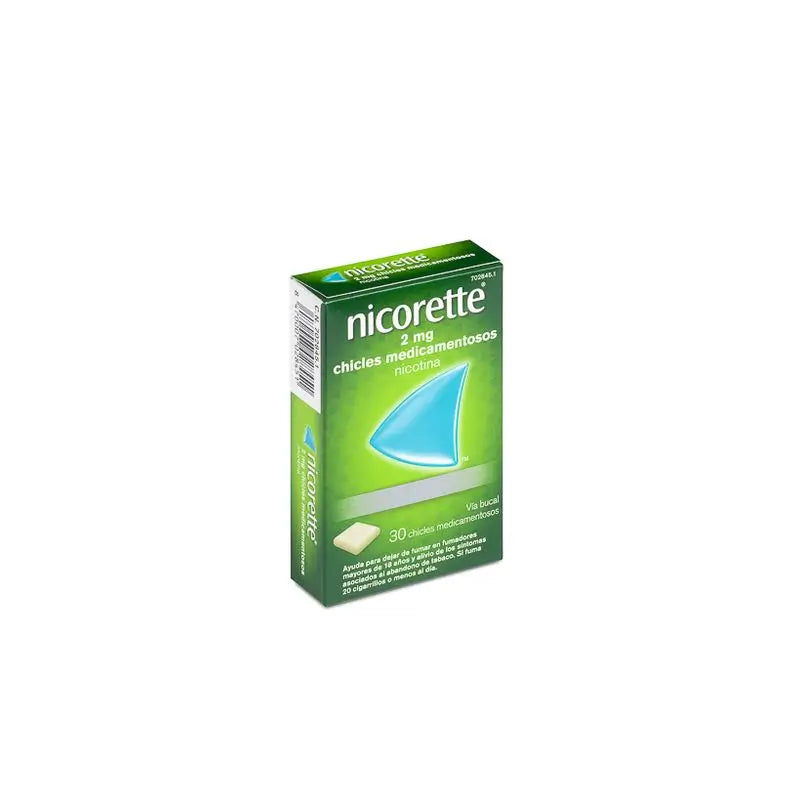 Nicorette 2 mg 30 Chicles