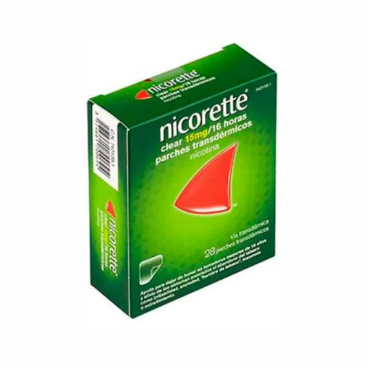 Nicorette Clear 15 mg/16 Hours, 14 Transdermal Patches