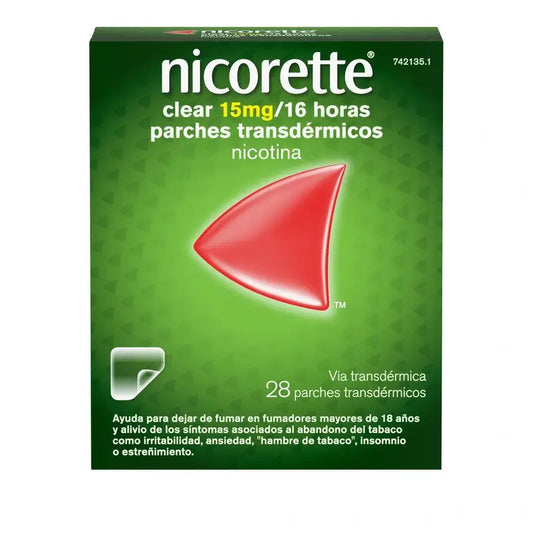 Nicorette Clear 15 mg/16 h, 28 Transdermal Patches