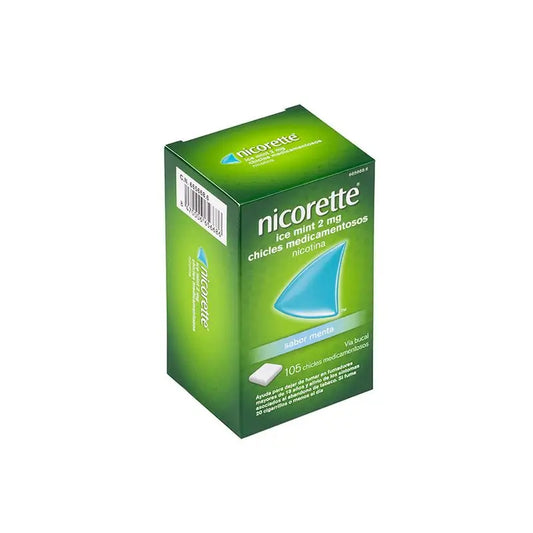 Nicorette Ice Mint 2 mg 105 Chicles