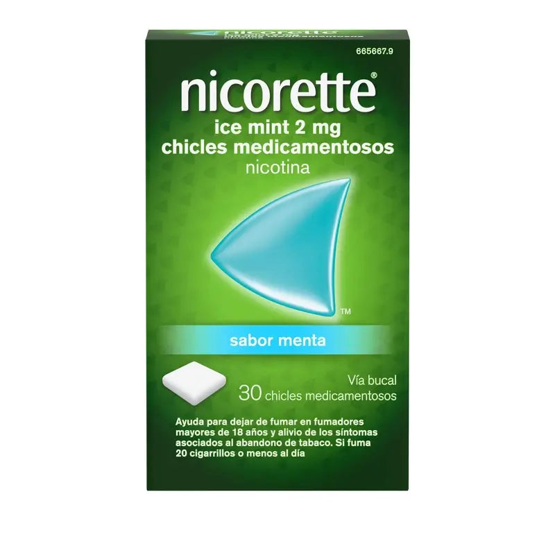 Nicorette Ice Mint 30 Chewing Gum 2 Mg