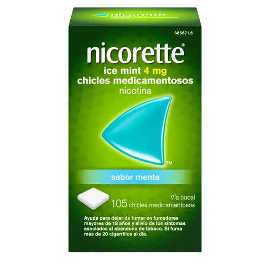 Nicorette Ice Mint 4 mg 105 Chewing gum