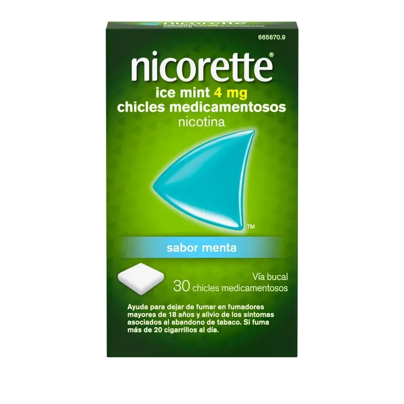 Nicorette Ice Mint 4 mg 30 chewing gums