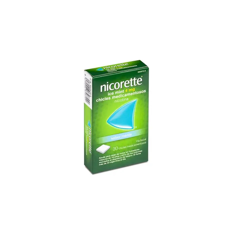 Nicorette Ice Mint 4 mg 30 Chicles