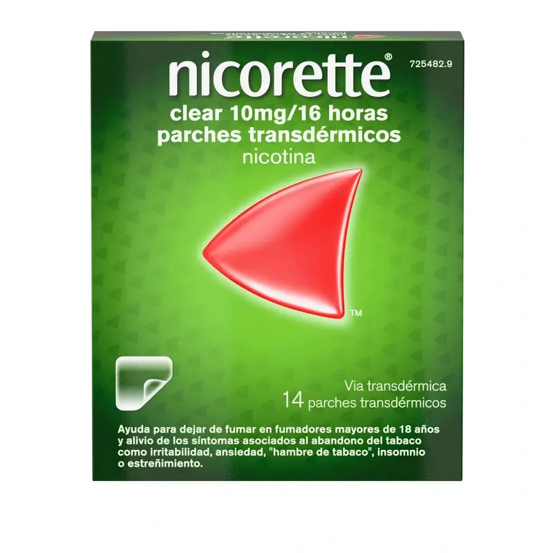 Nicorette Transdermal Patches 10 mg 16 Hour Patches 14 Patches