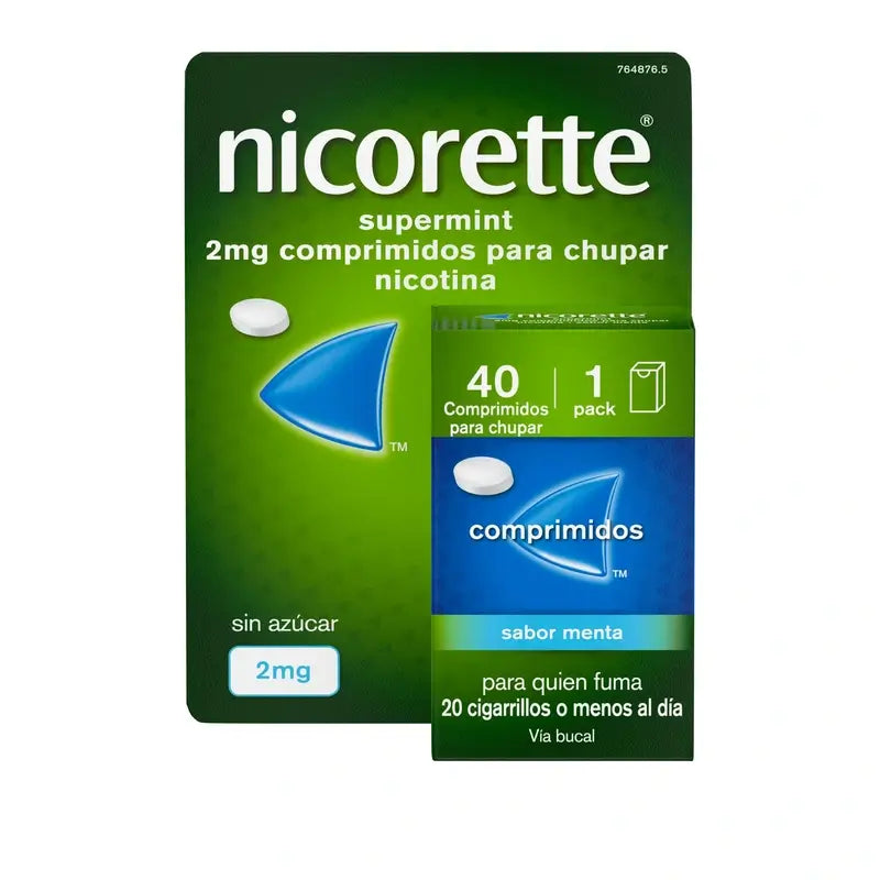 Nicorette Supermint Efg 2 Mg , 40 sucking tablets
