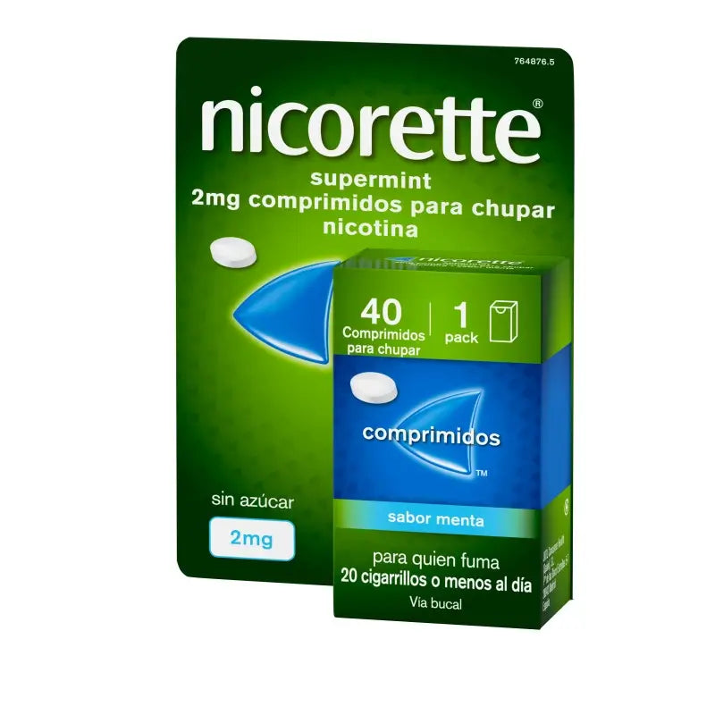 Nicorette Supermint Efg 2 Mg , 40 sucking tablets