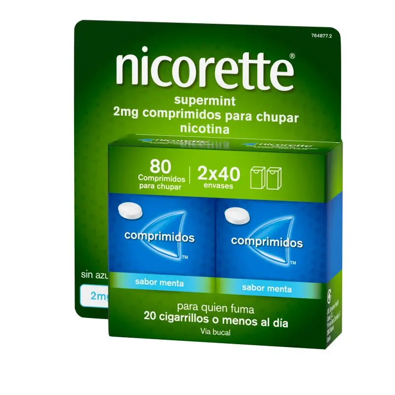 Nicorette Supermint Efg 2 Mg , 80 sucking tablets