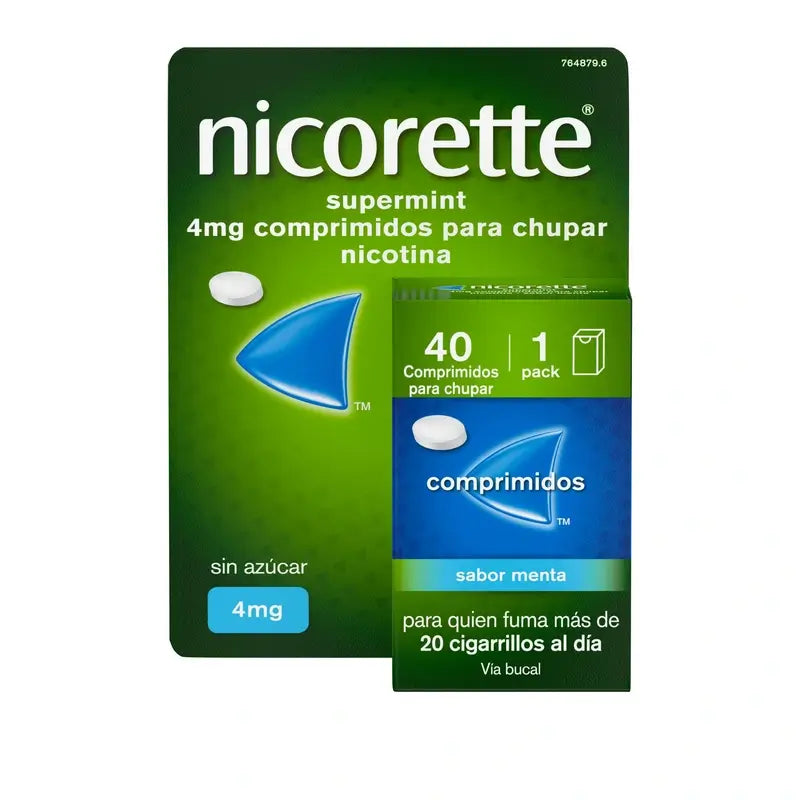 Nicorette Supermint Efg 4 Mg , 40 sucking tablets