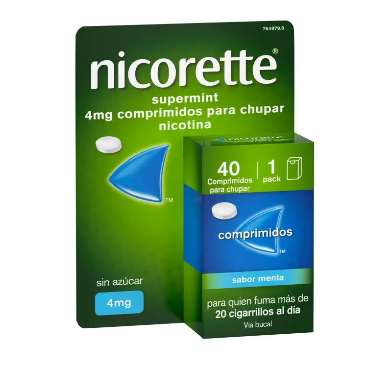 Nicorette Supermint Efg 4 Mg , 40 sucking tablets