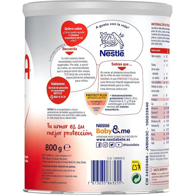 Nestlé Nidina 4, 800 g