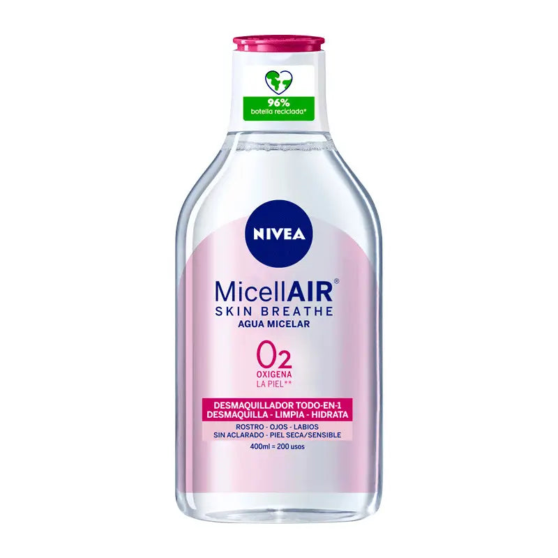 NIVEA Agua Micelar Piel Seca y Sensible, 400 ml