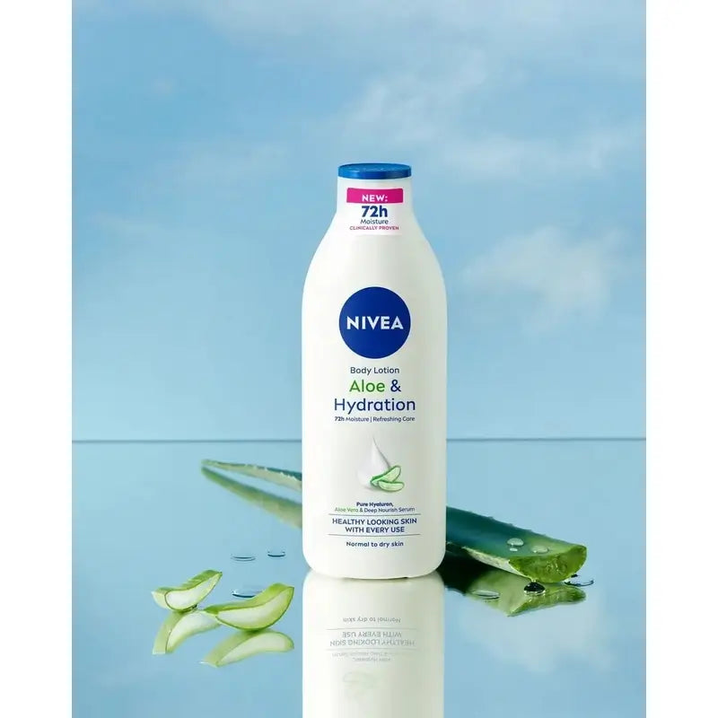 NIVEA Body Lotion Moisturising & Aloe Vera, 400 ml