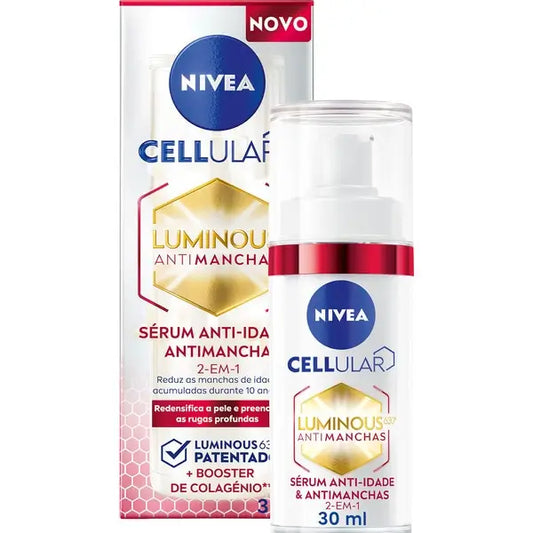 Nivea Cellular Luminous 630 2 In 1 Anti-Blemish & Anti-Aging Facial Serum, 30 ml