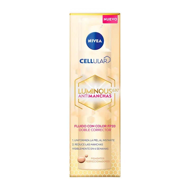 NIVEA Cellular Luminous630 Antimanchas Fluido Con Color Fp20 40 ml