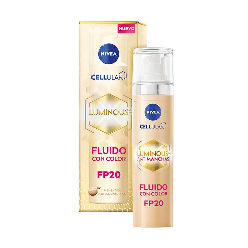 NIVEA Cellular Luminous630 Antimanchas Fluido Con Color Fp20 40 ml