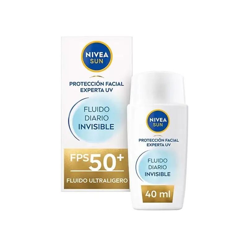 Nivea Sun Invisible Daily Sunscreen Face Fluid Fp50+, 40 ml