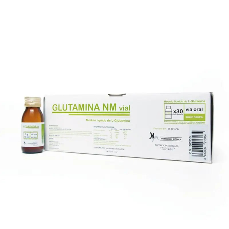 Glutamine Vial, 5g x 30 vials, Cantabria Labs Medical Nutrition