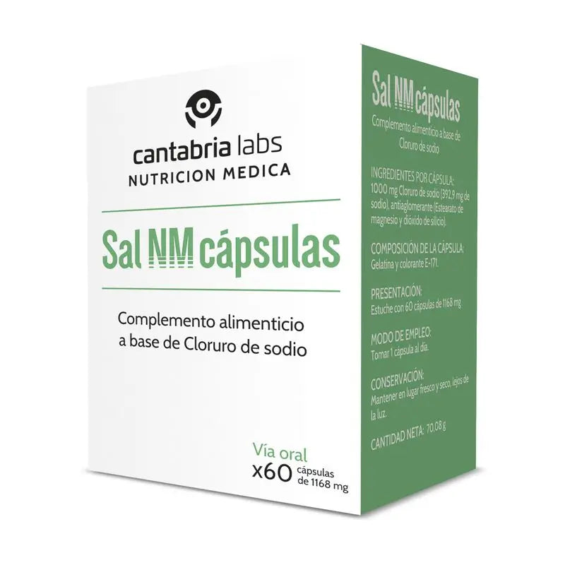 Salt, 60 capsules, Cantabria Labs Nutrición Médica