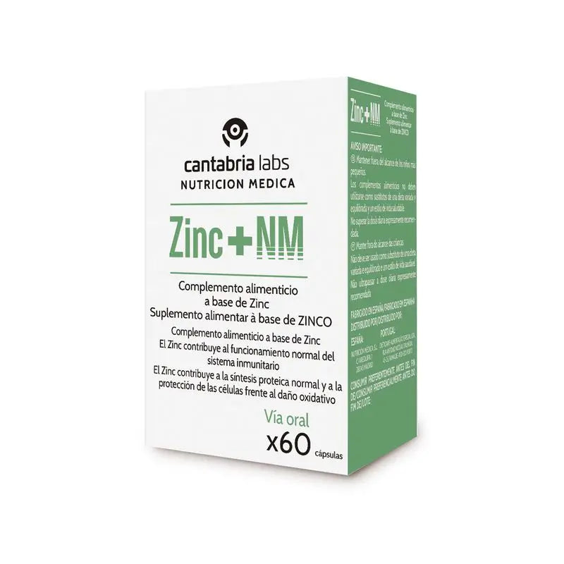 Zinc +, 60 capsules, Cantabria Labs Nutrición Médica