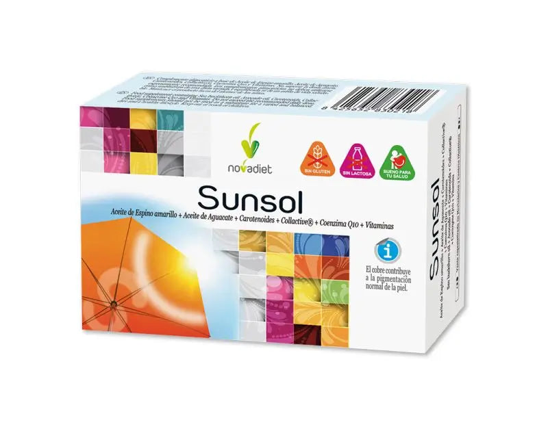 Novadiet Sunsol3, 30 Cápsulas      