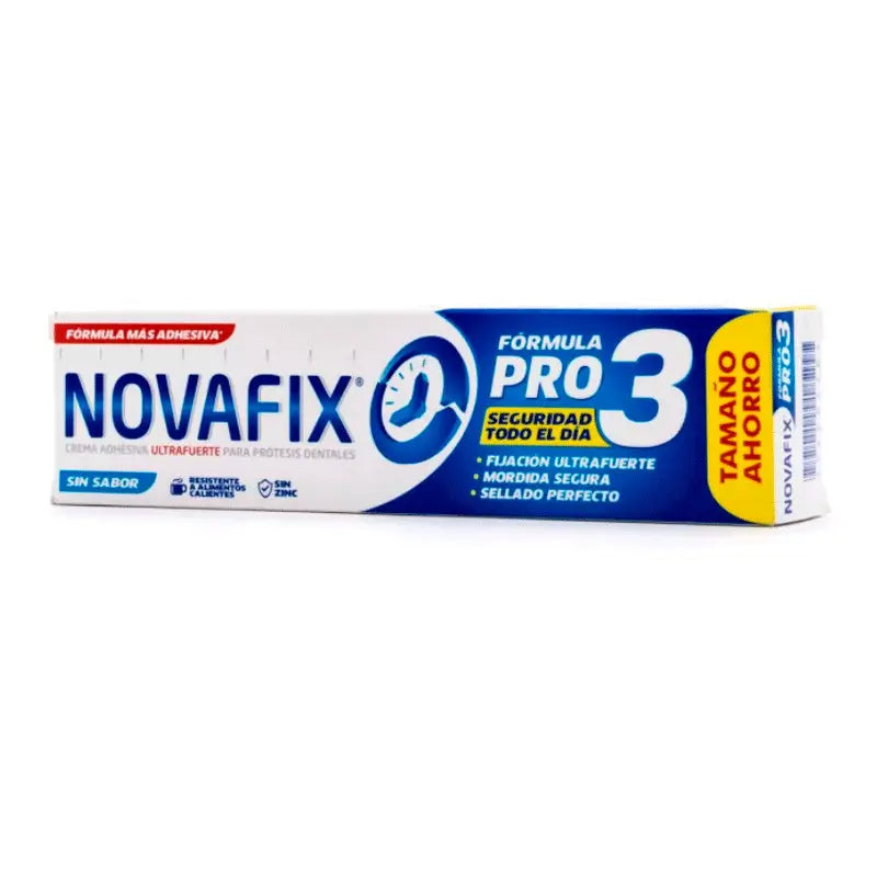 Novafix Pro 3 Flavourless Denture Adhesive Cream 50 gr