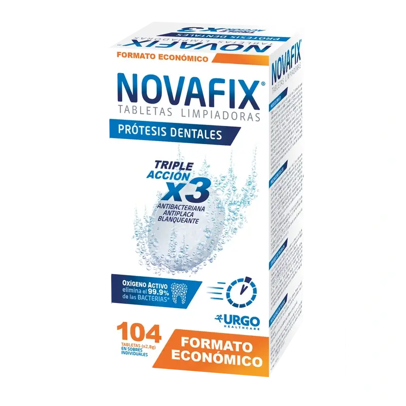 Novafix Cleaners Antibacterial Cleansing Tablets - Box of 104 units, 104 units