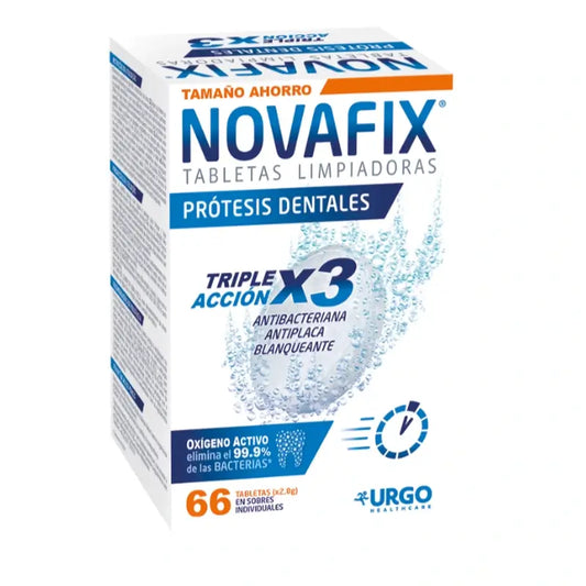 Novafix Triple Action Cleansing Tablets , 66 units