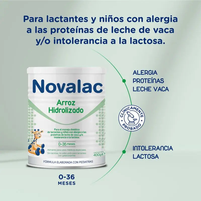 Novalac Hydrolysed Rice 400 g, 1 Neutral Pot