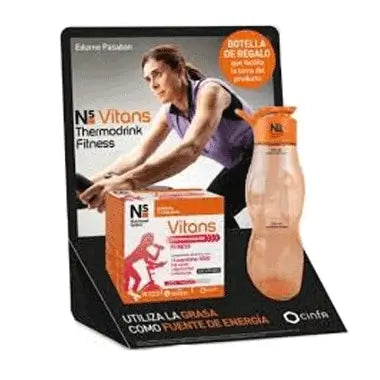 Cinfa Ns Vitans Thermodrink Fitness 14 sobres + Botella de Regalo