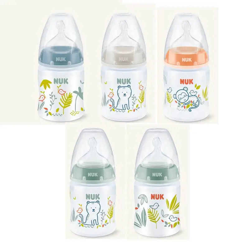 NUK Biberón Fc+ Pp Jungle Animals 0-6M Silicona 150 ml