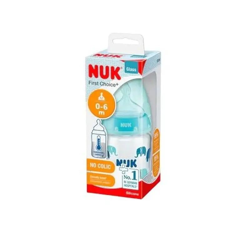 Nuk Biberon Fc+ Tc Cristal 0-6 M Baby Silicone 120Ml.